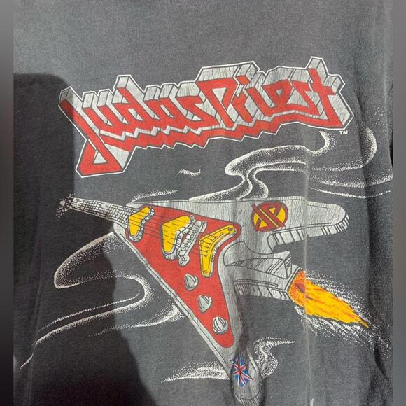 Judas priest world wide blitz tour 1981 original vintage merchandise - Picture 1 of 3